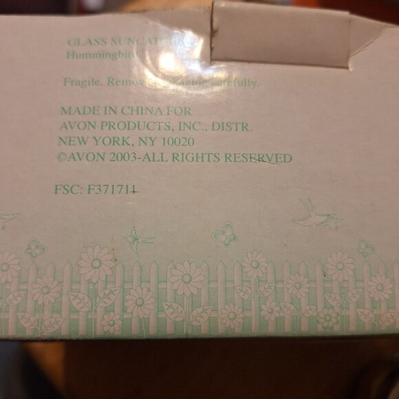 hummingbird glass suncatcher - Picture 8 of 8